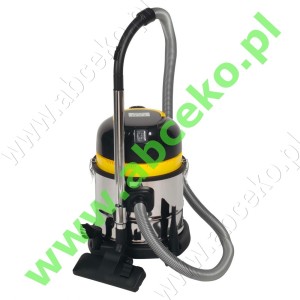 Odkurzacz serwisowy o pojemności zbiornika 15 l. 