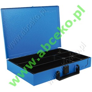 Skrzynka metalowa na drobnicę, 18 przegródek