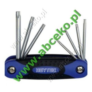 Klucze imbusowe Torx HEYTEC kpl. 7 szt.