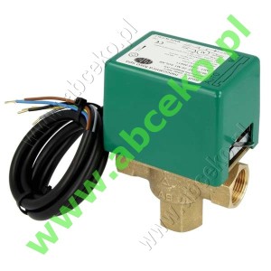 MUT zawory 3-drogowe GW ½", ¾", 1" z napędem i kablem                      