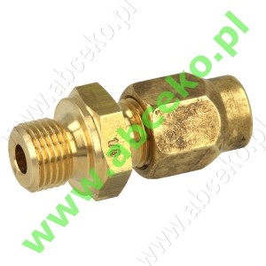 Złączki proste Serto ZPM-Z-GZP od Ø 4 x ⅛" do Ø 8 x ⅜"