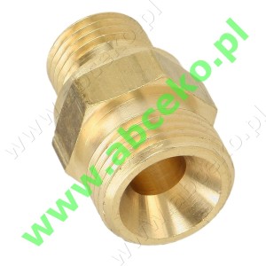 Nypel redukcyjny mosiężny 1/4" x 3/8"
