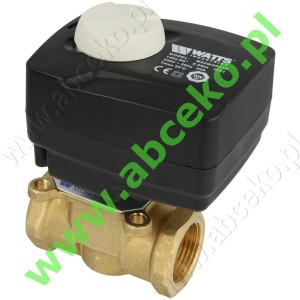Watts zawór trójdrożny 1¼" z napędem Kvs 15,0
