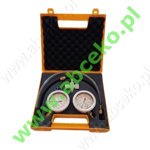 Walizka serwisowa PROFI do gazu z manometrami