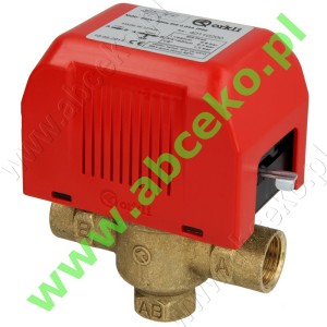 ORKLI  zawór 3 drogowy GW ½", napęd 220V, kabel 3ż