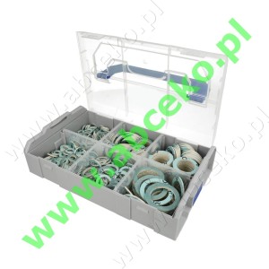 Walizka 630 szt. uszczelek w 6 różnych rozmiarach
