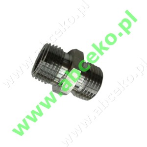 Nypel mosiężny  3/8” z jednym stożkiem