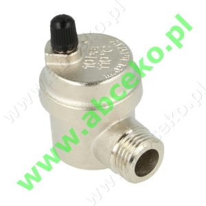 Odpowietrznik autom. do instalacji grzewczych z zaworem 1/2''