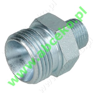 Nypel redukcyjny stalowy 1/8" x 3/8"