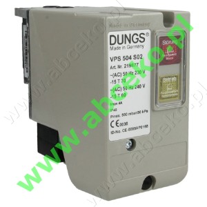 Kontrola szczelności Dungs VPS 504 Typ S 02 z wtyczką