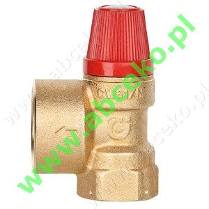 Zawór bezpieczeństwa  3,0 bary, Buderus GB 142 45-60, GB 162 65/80/100