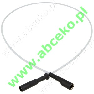 Teflonowy kabel WN  z końc.i 2 x Ø-4 (400mm)