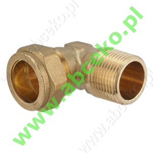 Złączka kątowa Z-GZst  Ø 15 x ½"  