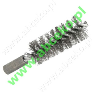 Szczotki stalowe Ø 38 x 140 mm z gwintem M10