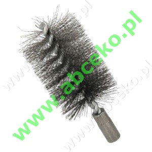 Szczotki stalowe Ø 55 x 130 mm z gwintem M10
