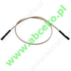 Teflonowy kabel WN  z końc.i 2 x Ø-4 (500mm)