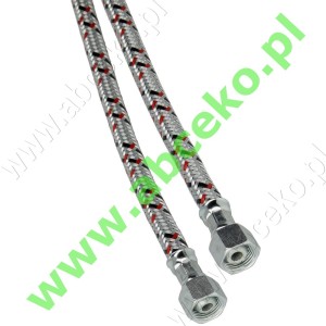 Przewód paliwa giętki, prosty 1/2" x 1/2" (1250 mm)