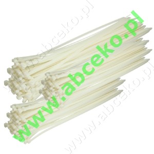 Opaski zaciskowe trudnopalne 4,8*370mm (100szt)
