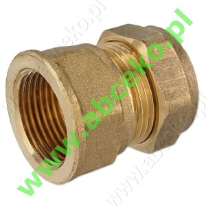 Złączka prosta mosiężna  Z-GW  Ø 15 x 1/2"