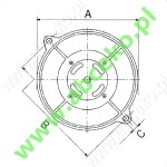 Kołnierz wymienny Nr. 3 do silników uniwersalnych
