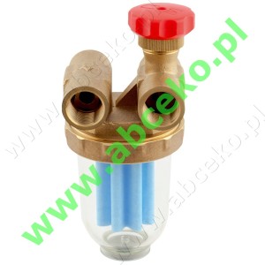 Filtr dwu drogowy Afriso ½ " 500 Si z zaworem