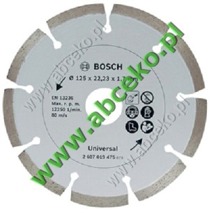 Piła diamentowa Bosch - TS 125, Ø 125 mm