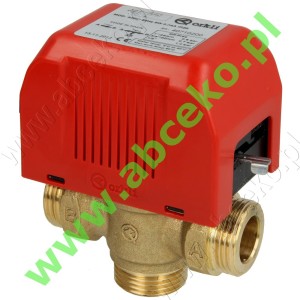 ORKLI zawór  3 drogowy GZ 1" napęd z kablem 3ż 220V        