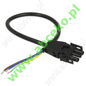 Wtyczka z kablem do silników elektr. palników KĄTOWA