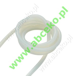 Wężyk silikonowy Ø 5,5 x 1,5 mm do 200°C z metra 
