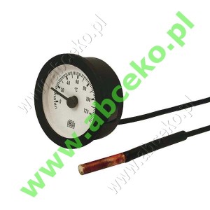 Termometr okrągły z kapilarą  0...120°C (Ø 57,5 mm)