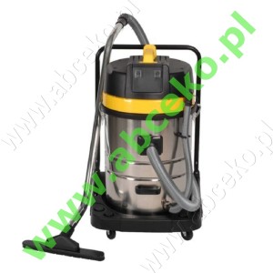 Odkurzacz serwisowy o pojemności zbiornika 70 l.