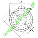 Kołnierz wymienny Nr. 1 do silników uniwersalnych