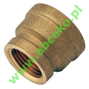 Mufa redukcyjna mosiężna GW 1" x GW ½"