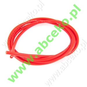 Kabel zapłonowy WN silikonowy Ø 4 mm  (z metra)