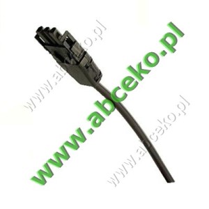 Wtyczka prosta z kablem do silników elekt.  palników