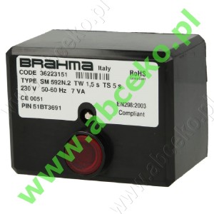 Automat BRAHMA SM 592.2 - 36223151, TW 1,5 s. TS 5 s. 