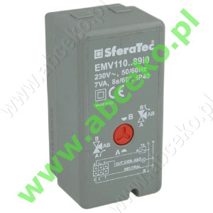 SferaTec napęd  EMV 110..89i0, 230V AC z przekaźnikiem