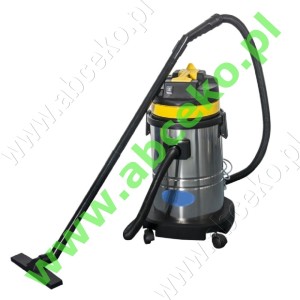 Odkurzacz serwisowy o pojemności zbiornika 30 l.