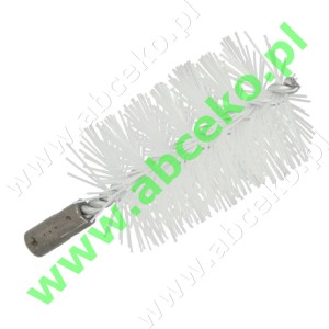 Szczotka okrągła Ø 60 z tworzywa - gwint M10