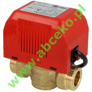 ORKLI zawór 2 drogowy GZ 1" napęd z kablem  3ż 220V      