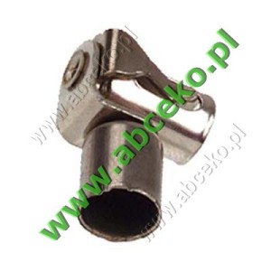 Końcówka kabla zapłon. WN Ø 6 mm kątowa chromowana