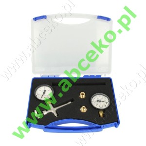 Walizka serwisowa z manometrem i wakuometrem