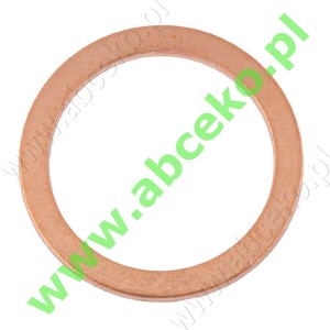 Podkładka uszczelniająca, miedziana Ø 1” 