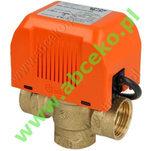 ORKLI zawór 3 drogowy Solar GW 1" napęd z kablem