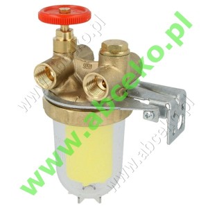 Filtr dwu drogowy OVENTROP z zaworem 4 x GW ⅜" (41000)