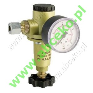 Reduktor ciś.ol.  DR11.M ¼" z manometrem  0,2 do 3,5 bar