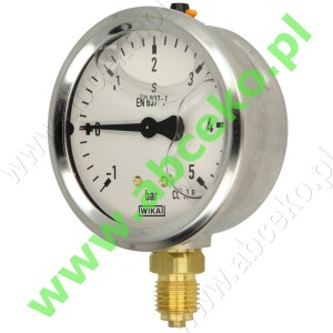 Manowakuometr glicerynowy radialny -1...+5 Ø 50 ¼ "