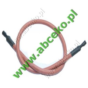  Silikonowy kabel WN końc. 2 x Ø 4 mm (750mm)