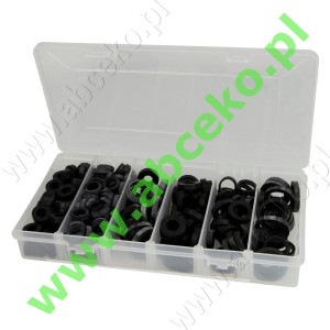 Zestaw 260 szt. uszczelek - gumowych 