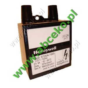 Transformator zapłonowy HONEYWELL S 720 A 1016 B